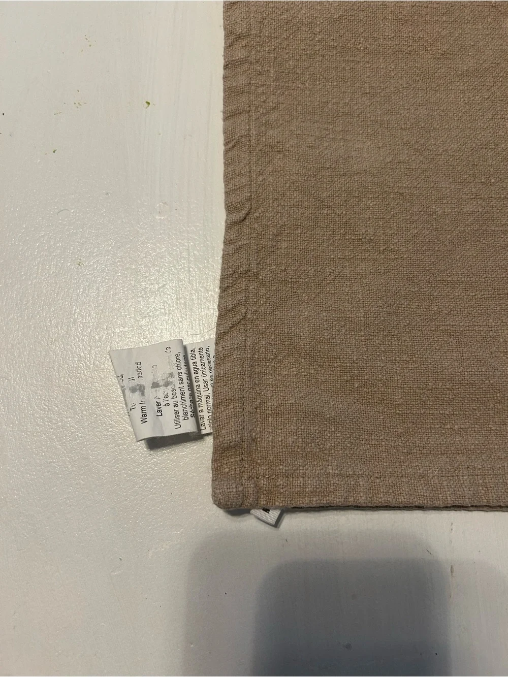 Pottery Barn 8 Cotton Napkins in Warm Taupe